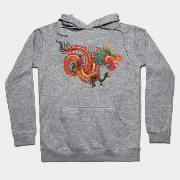 'Imagine Colorful Dragon Tattoo' Dragons Gift Hoodie by ourwackyhome